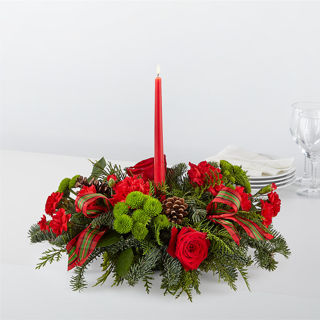 By the Candlelight Centerpiece – MARE'S FLOWER SHOP, Las Vegas NV