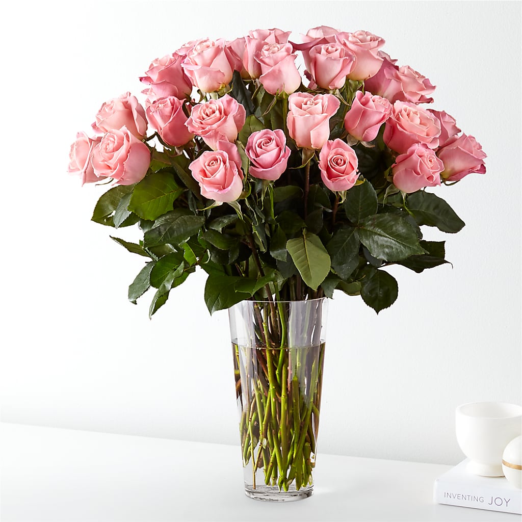 Long Stem Pink Rose Bouquet – MARE'S FLOWER SHOP, Las Vegas NV