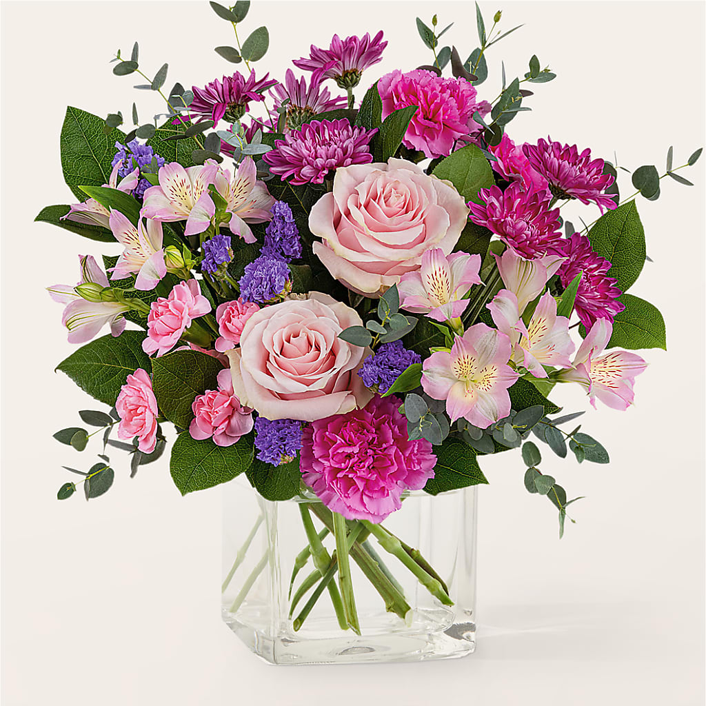 Rosy Radiance Bouquet – MARE'S FLOWER SHOP, Las Vegas NV