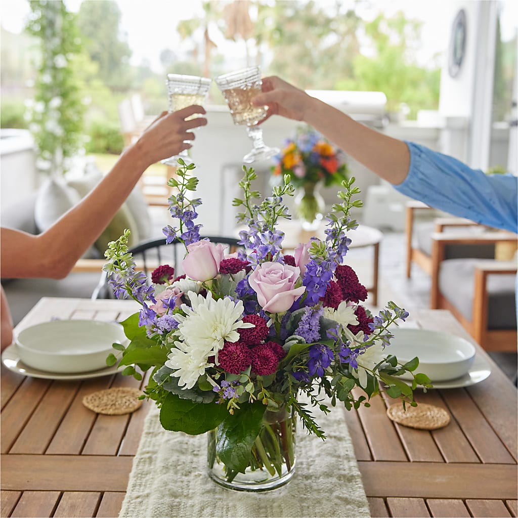 Violet Frost Bouquet – MARE'S FLOWER SHOP, Las Vegas NV