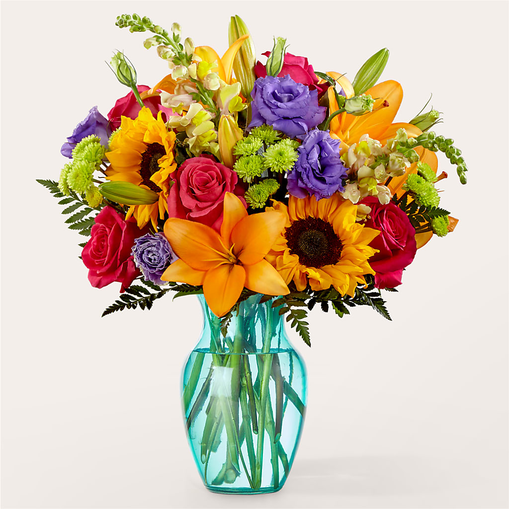 Double Rainbow Bouquet – MARE'S FLOWER SHOP, Las Vegas NV