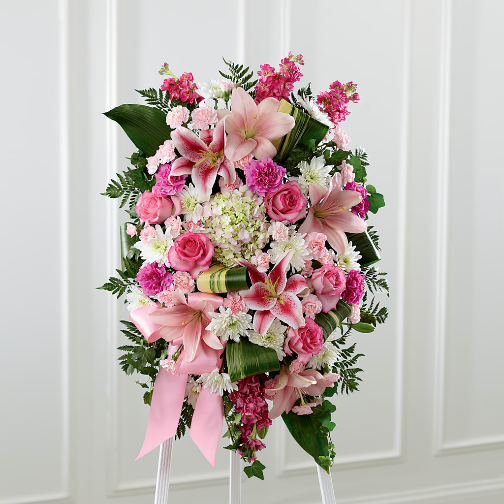 Comforting Standing Spray – MARE'S FLOWER SHOP, Las Vegas NV