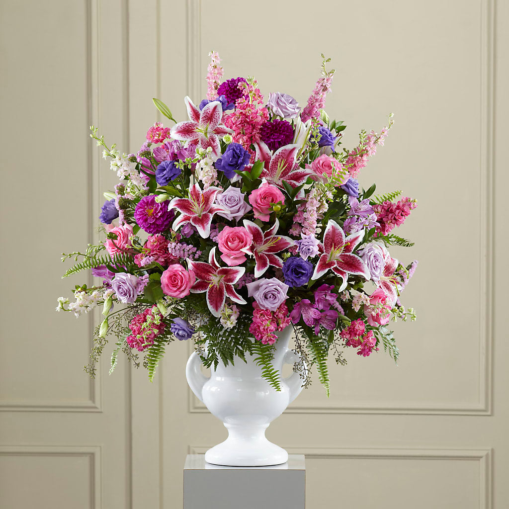 Peaceful Tribute Arrangement – MARE'S FLOWER SHOP, Las Vegas NV