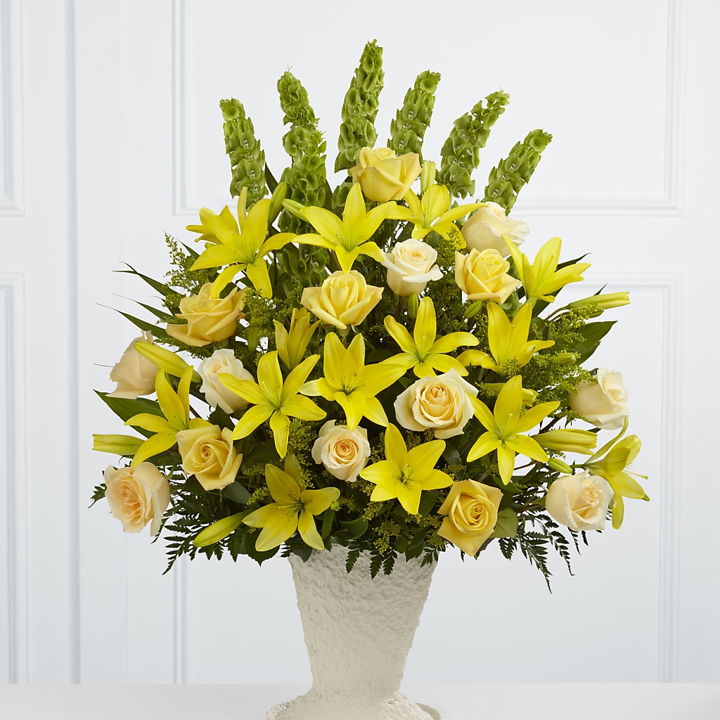 Golden Memories Arrangement – MARE'S FLOWER SHOP, Las Vegas NV