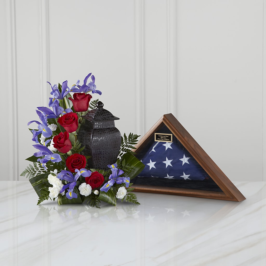 Patriotic Tribute Arrangement – MARE'S FLOWER SHOP, Las Vegas NV