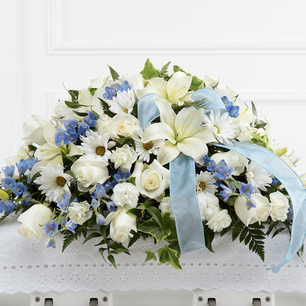 Tender Treasure Casket Spray – MARE'S FLOWER SHOP, Las Vegas NV