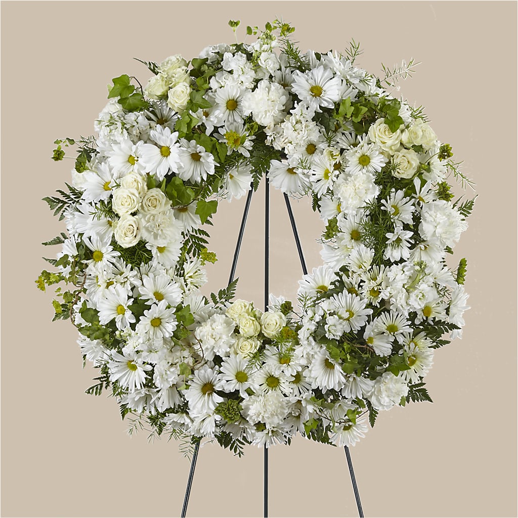 Faithful Wishes Wreath – MARE'S FLOWER SHOP, Las Vegas NV
