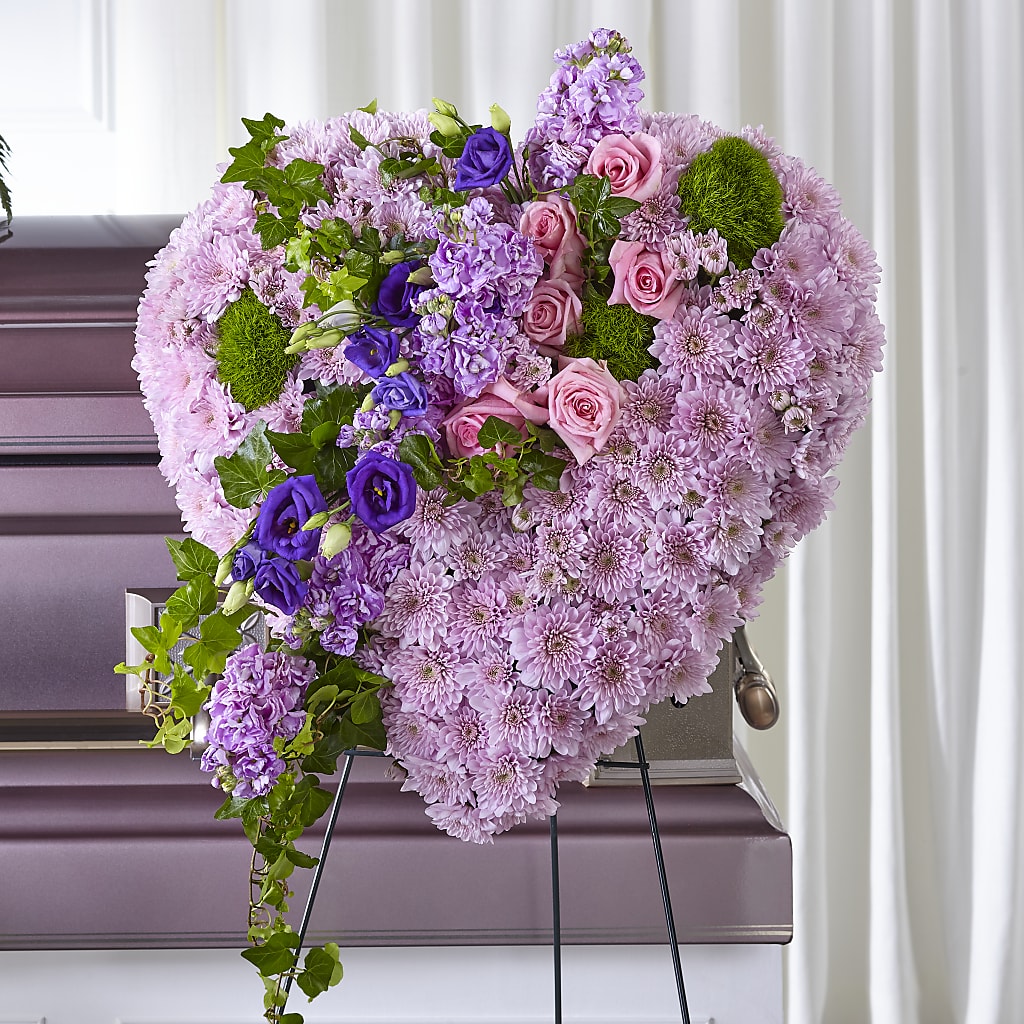 Treasured Love Standing Heart – MARE'S FLOWER SHOP, Las Vegas NV