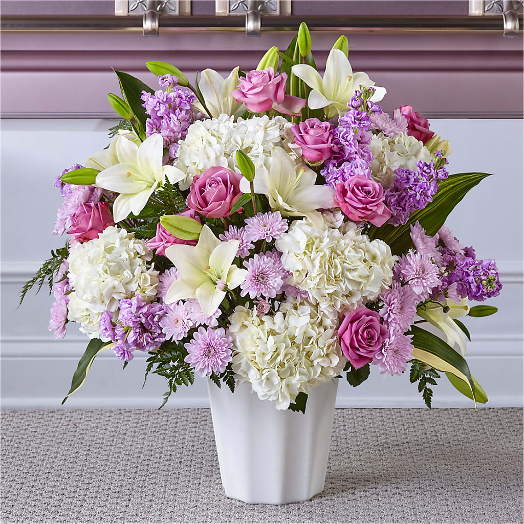 Heaven Sent Floor Basket – MARE'S FLOWER SHOP, Las Vegas NV