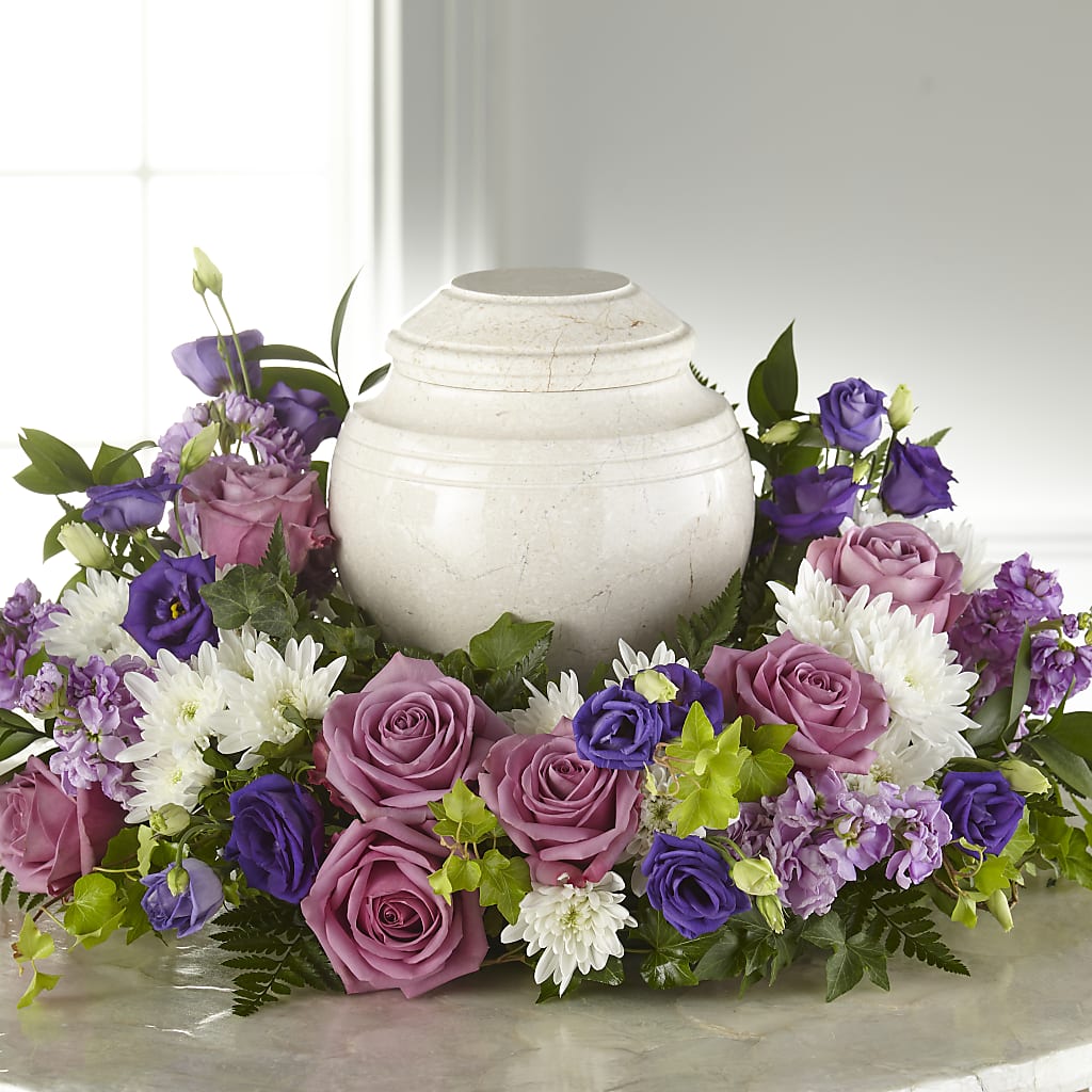 Blooming Sympathy Cremation Adornment – MARE'S FLOWER SHOP, Las Vegas NV