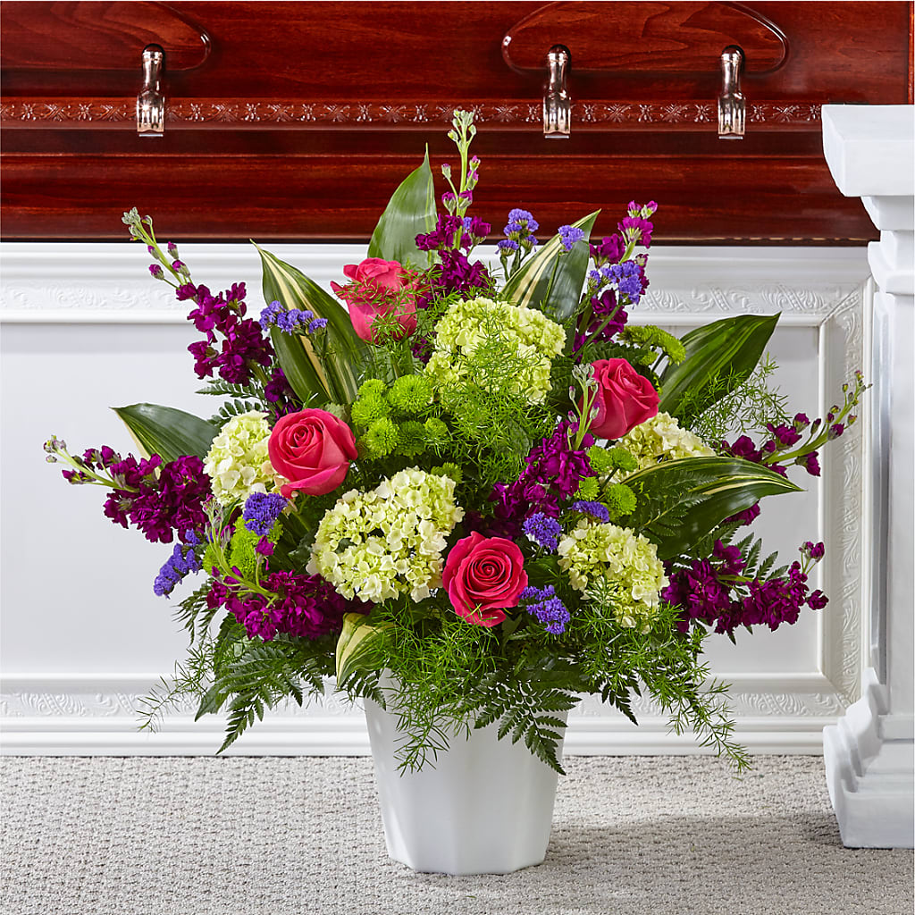 Beautiful Horizons Floor Basket – MARE'S FLOWER SHOP, Las Vegas NV