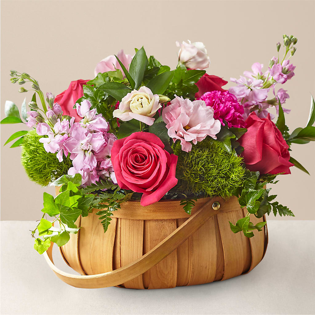 Radiance in Bloom Basket – MARE'S FLOWER SHOP, Las Vegas NV