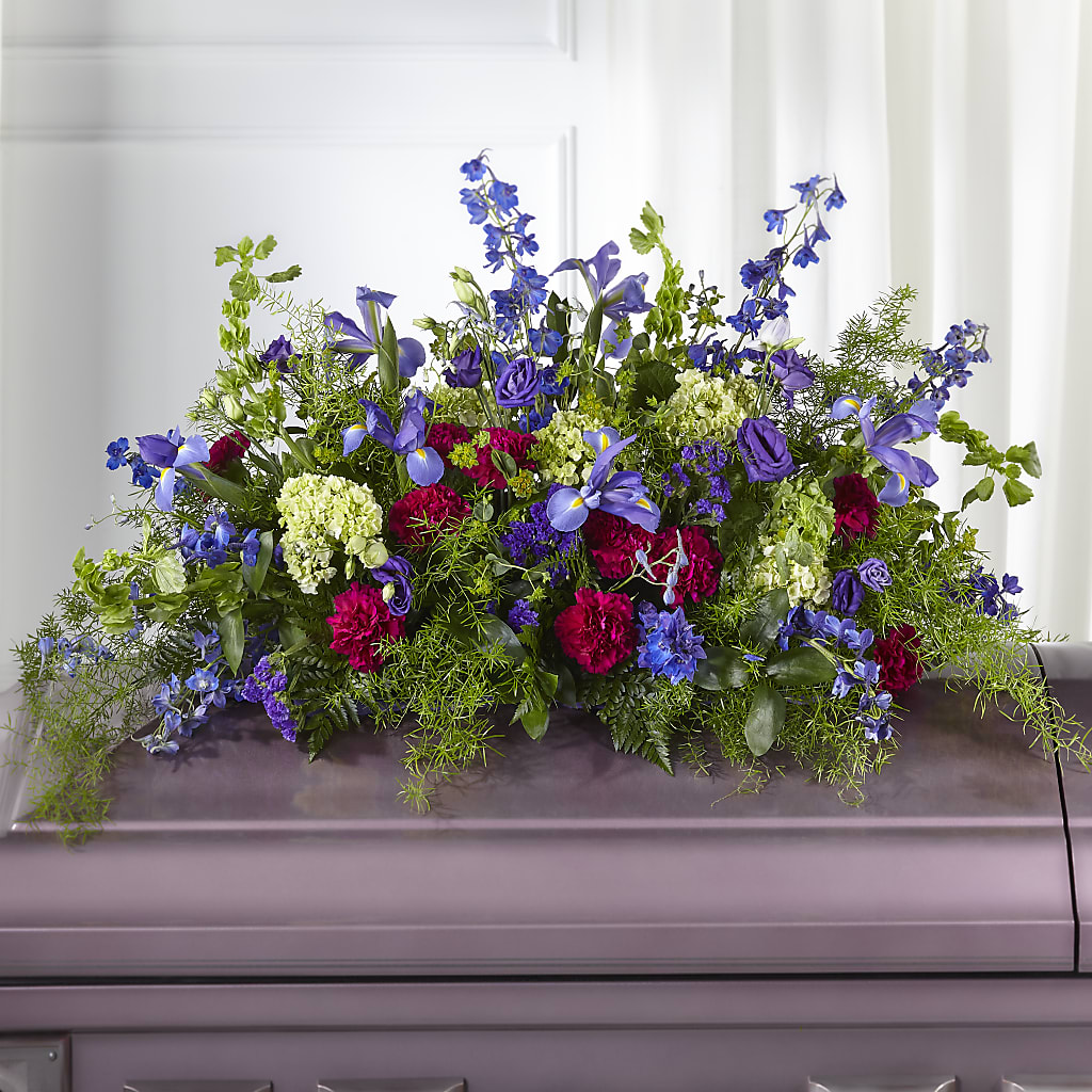 Always Treasured Casket Spray – MARE'S FLOWER SHOP, Las Vegas NV