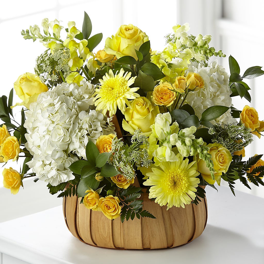 Rustic Remembrance Basket – MARE'S FLOWER SHOP, Las Vegas NV