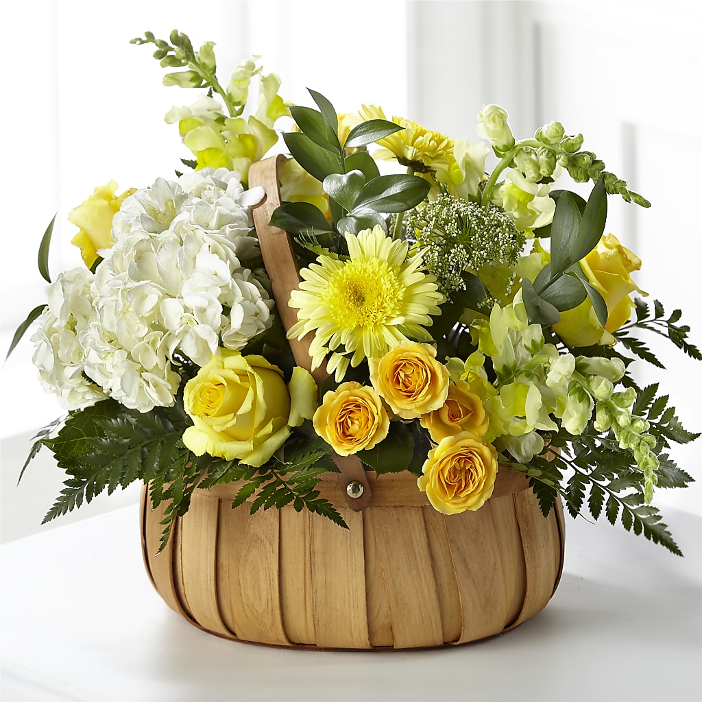 Rustic Remembrance Basket – MARE'S FLOWER SHOP, Las Vegas NV