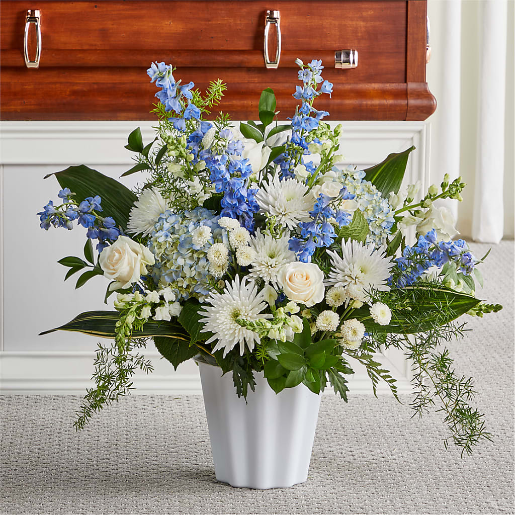 Everlasting Memories Floor Basket – MARE'S FLOWER SHOP, Las Vegas NV