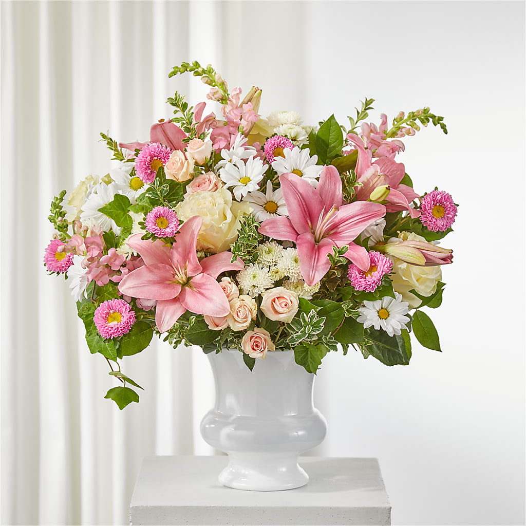 Empathetic Blooms Urn Arrangement – MARE'S FLOWER SHOP, Las Vegas NV