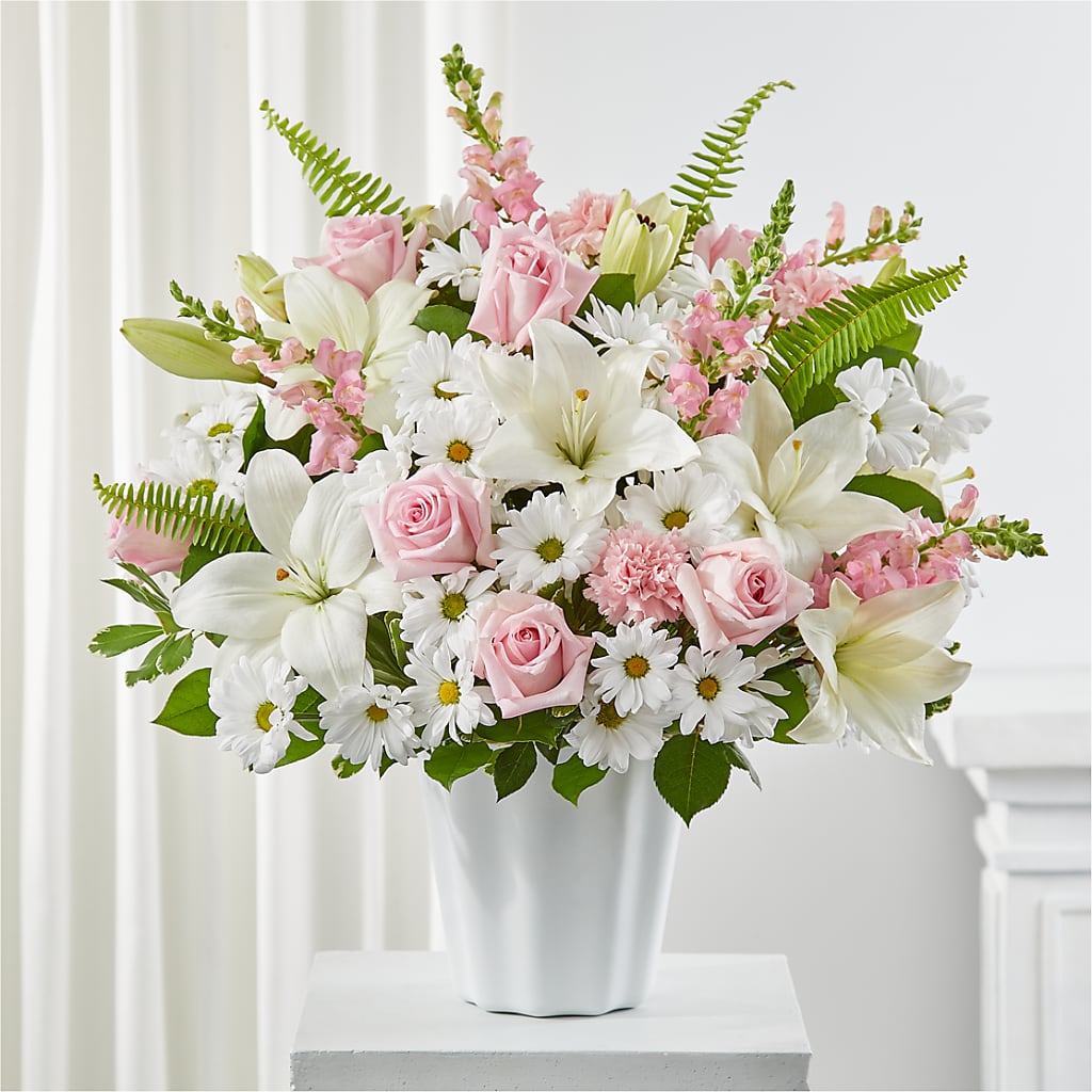 Soft Touch Tabletop Basket – MARE'S FLOWER SHOP, Las Vegas NV