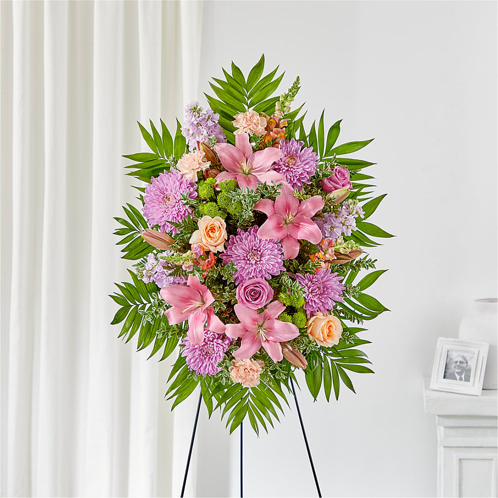 Love & Light Standing Spray – MARE'S FLOWER SHOP, Las Vegas NV