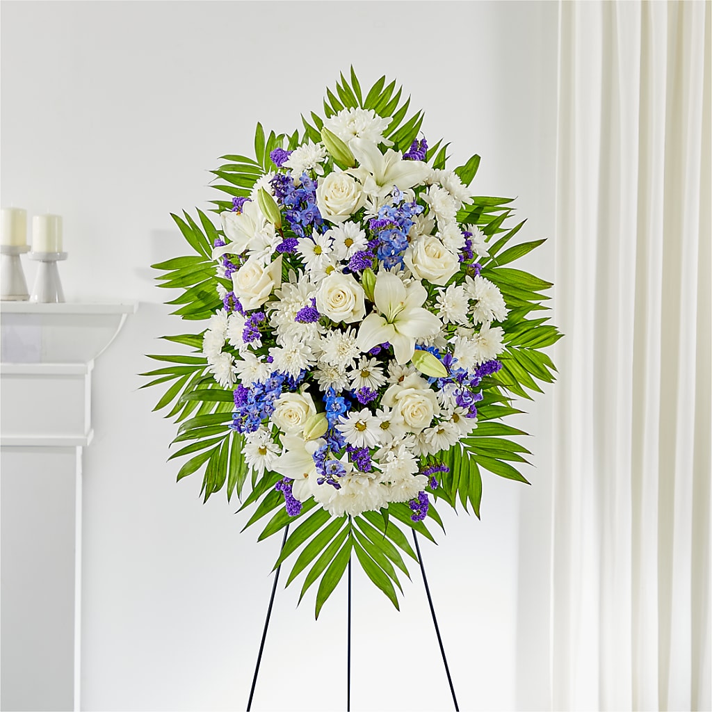 At Rest Standing Spray – MARE'S FLOWER SHOP, Las Vegas NV