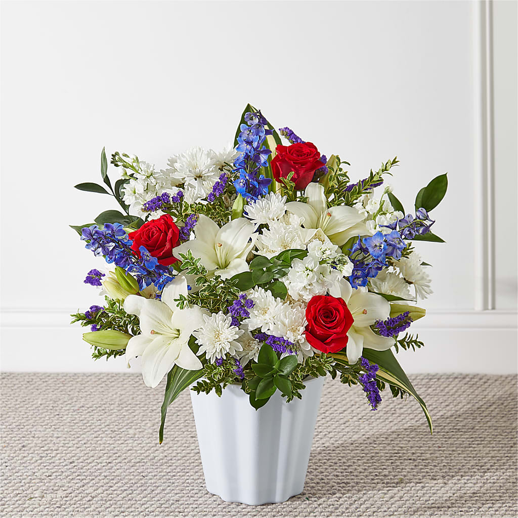 Consoled Floor Basket – MARE'S FLOWER SHOP, Las Vegas NV