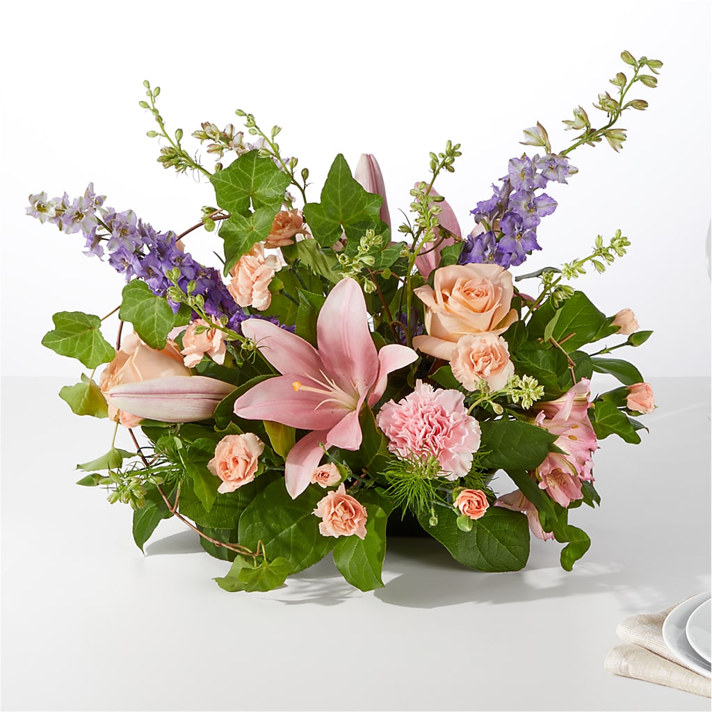 Blossom Time Centerpiece – MARE'S FLOWER SHOP, Las Vegas NV