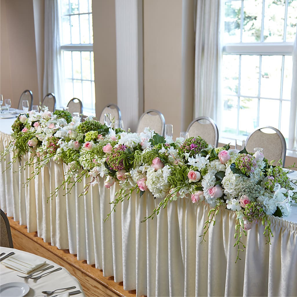 State of Joy Head Table Arrangement – MARE'S FLOWER SHOP, Las Vegas NV