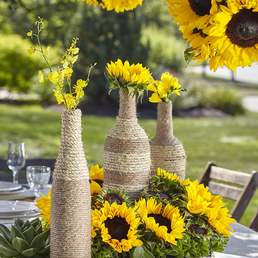 Sublime Garden Centerpiece – MARE'S FLOWER SHOP, Las Vegas NV