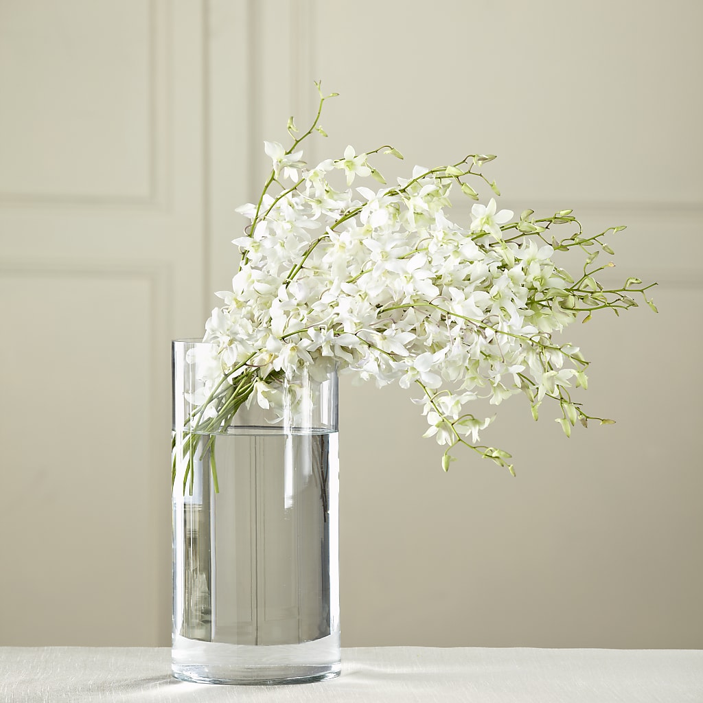 White Dendrobium Bouquet – MARE'S FLOWER SHOP, Las Vegas NV