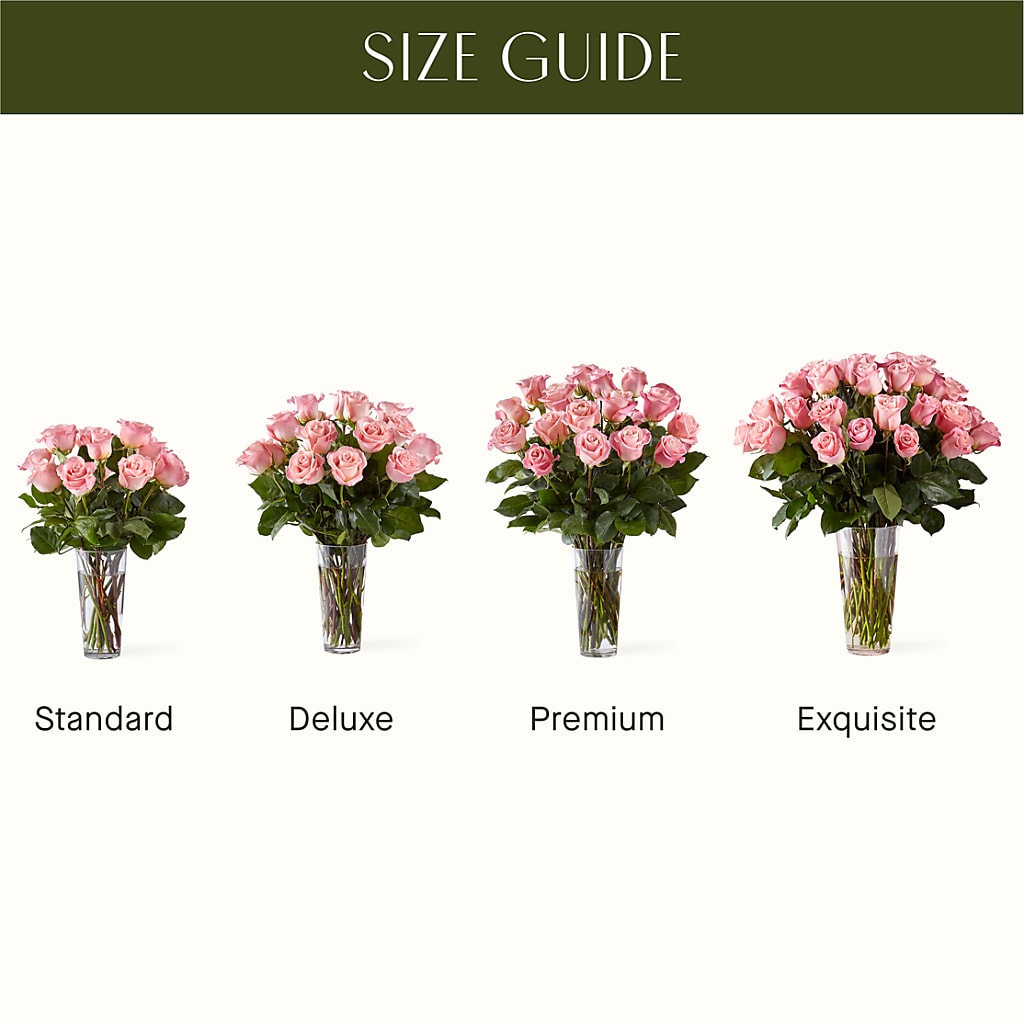 Long Stem Pink Rose Bouquet – MARE'S FLOWER SHOP, Las Vegas NV