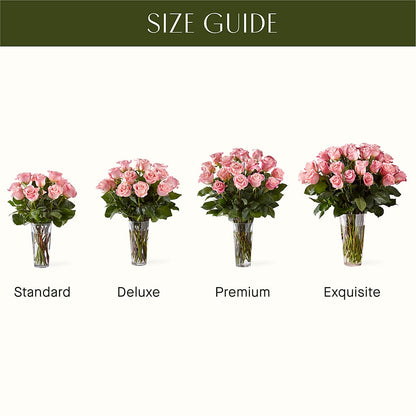 Long Stem Pink Rose Bouquet – MARE'S FLOWER SHOP, Las Vegas NV