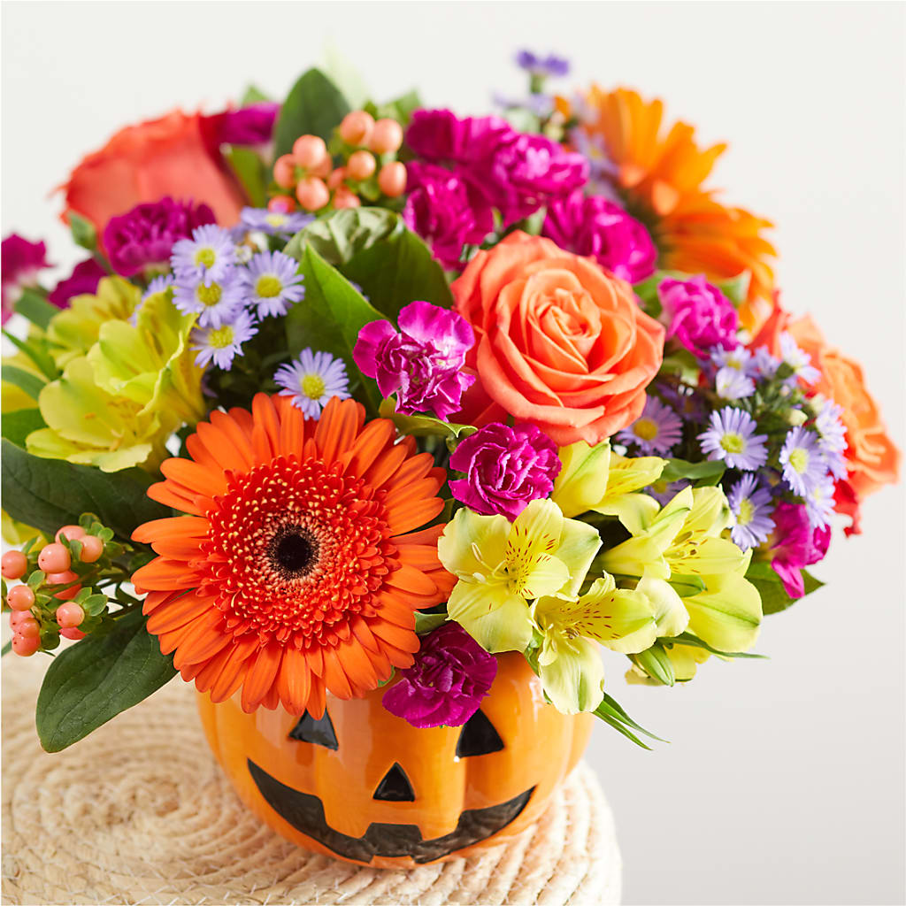 Tricks & Treats Pumpkin – MARE'S FLOWER SHOP, Las Vegas NV