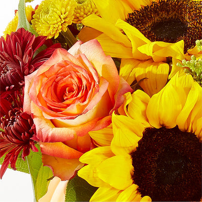 Golden Gourd Pumpkin Bouquet – MARE'S FLOWER SHOP, Las Vegas NV