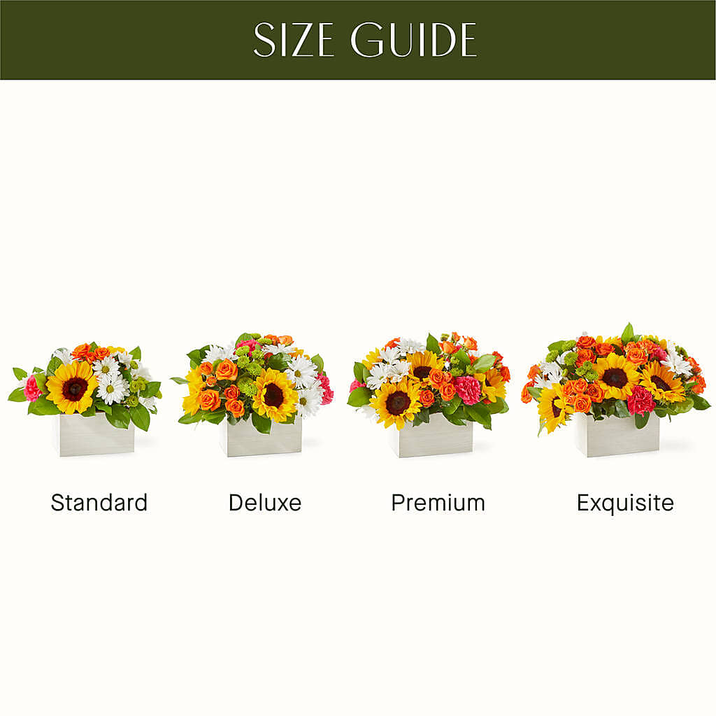 Sun-drenched Blooms Box Bouquet – MARE'S FLOWER SHOP, Las Vegas NV