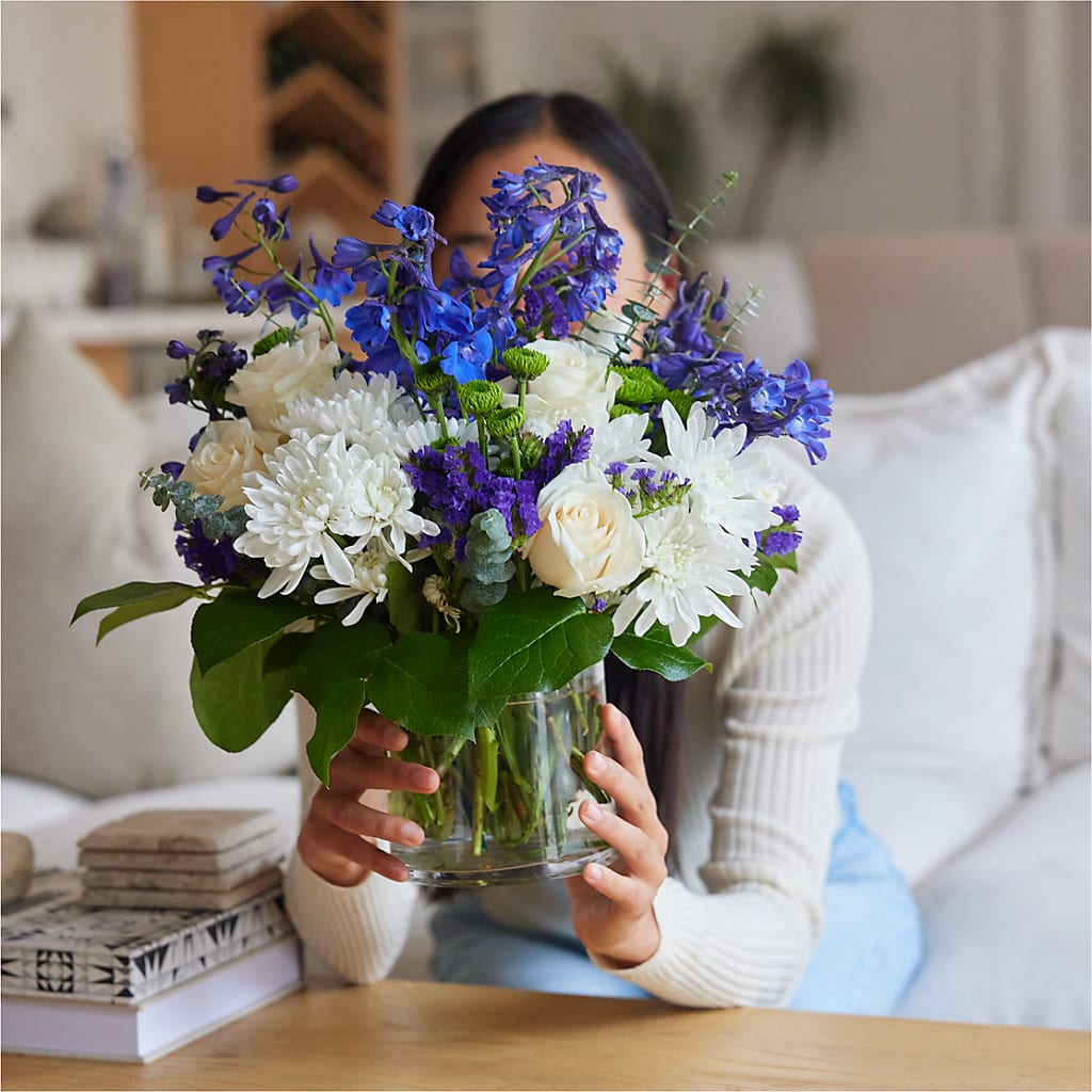 Cerulean Waves Bouquet – MARE'S FLOWER SHOP, Las Vegas NV