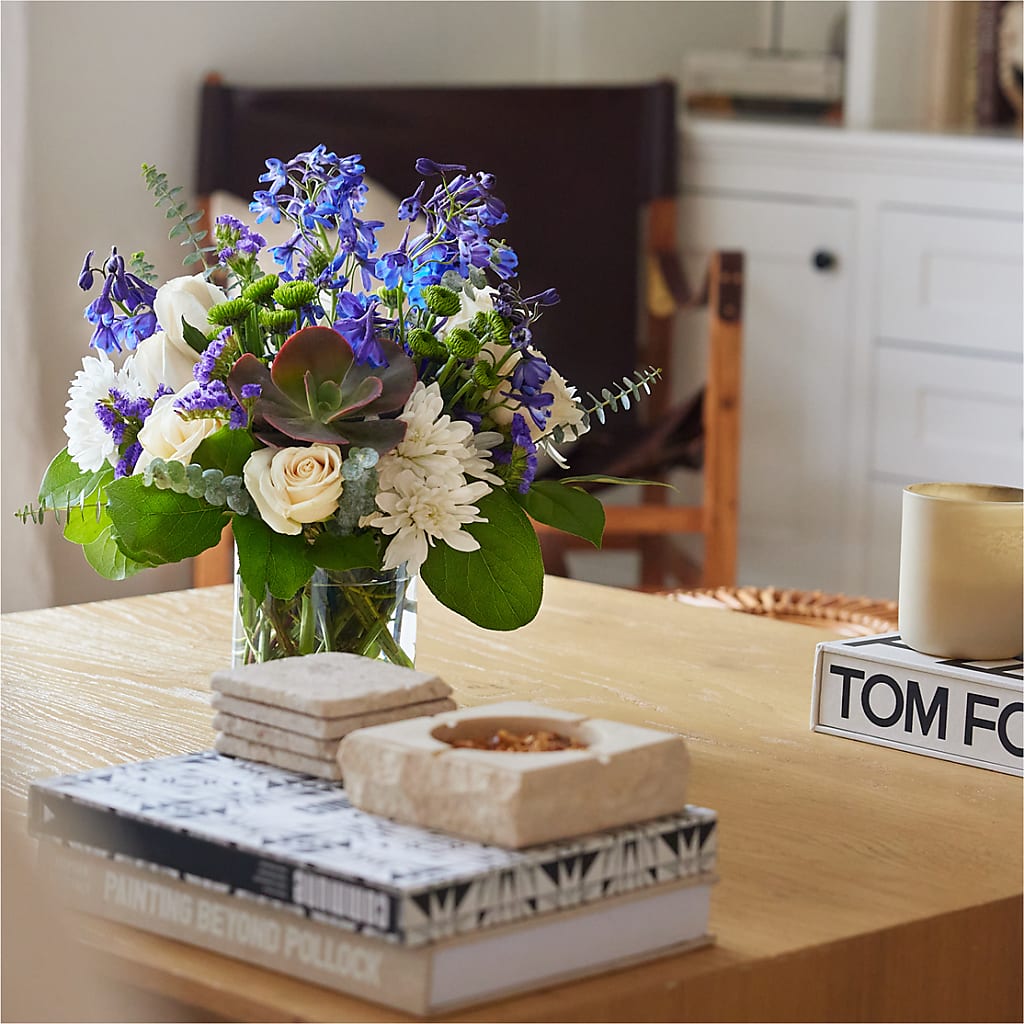 Cerulean Waves Bouquet – MARE'S FLOWER SHOP, Las Vegas NV