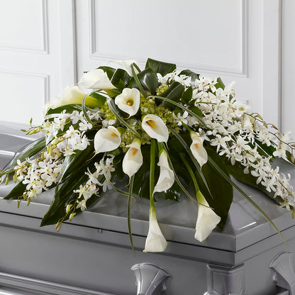 Angel Wings Casket Spray – MARE'S FLOWER SHOP, Las Vegas NV