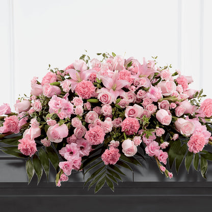 Garden of Comfort Casket Spray (Standard) – MARE'S FLOWER SHOP, Las Vegas NV