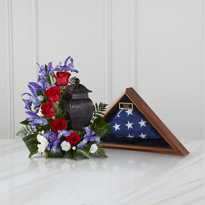 Patriotic Tribute Arrangement – MARE'S FLOWER SHOP, Las Vegas NV