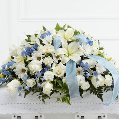 Tender Treasure Casket Spray – MARE'S FLOWER SHOP, Las Vegas NV