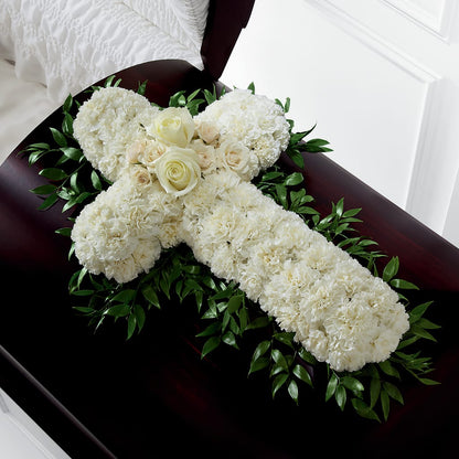 Peaceful Memories Casket Spray (Standard) – MARE'S FLOWER SHOP, Las Vegas NV