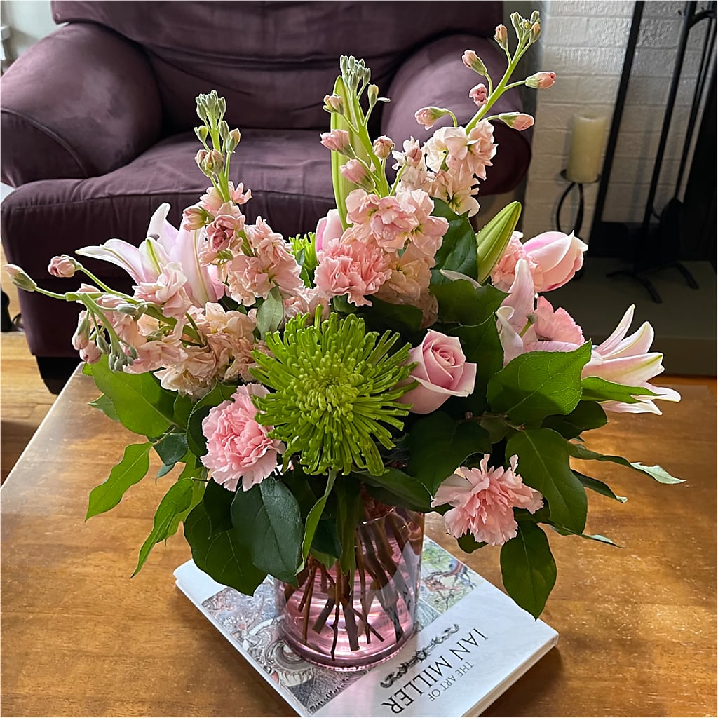 Pretty in Pink Bouquet – MARE'S FLOWER SHOP, Las Vegas NV