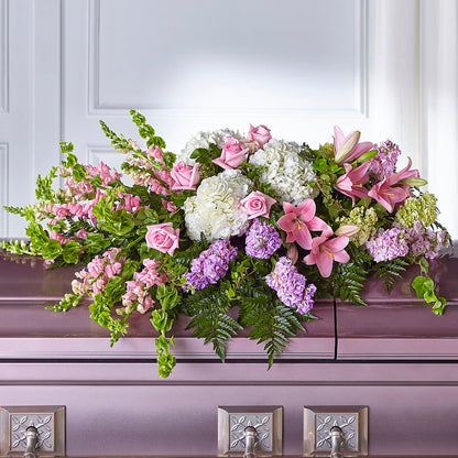 Life's Gratitude Casket Spray – MARE'S FLOWER SHOP, Las Vegas NV