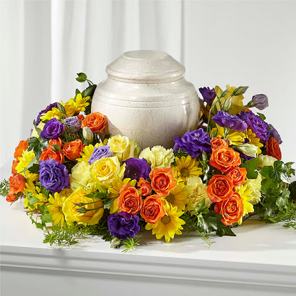 Blossoms of Remembrance Cremation Adornment – MARE'S FLOWER SHOP, Las Vegas NV