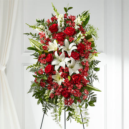 Everlasting Memory Standing Spray – MARE'S FLOWER SHOP, Las Vegas NV