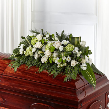 Hopeful Gesture Casket Spray – MARE'S FLOWER SHOP, Las Vegas NV