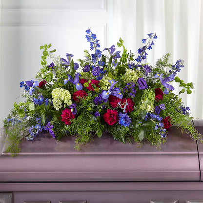 Always Treasured Casket Spray – MARE'S FLOWER SHOP, Las Vegas NV