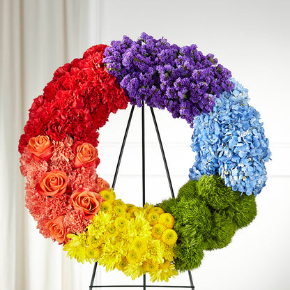 Circle of Love Wreath – MARE'S FLOWER SHOP, Las Vegas NV