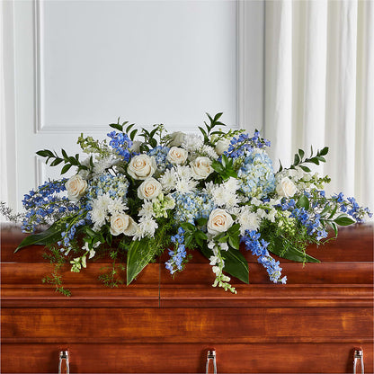 Timeless Essence Casket Spray – MARE'S FLOWER SHOP, Las Vegas NV