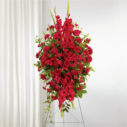 From the Heart Standing Spray – MARE'S FLOWER SHOP, Las Vegas NV